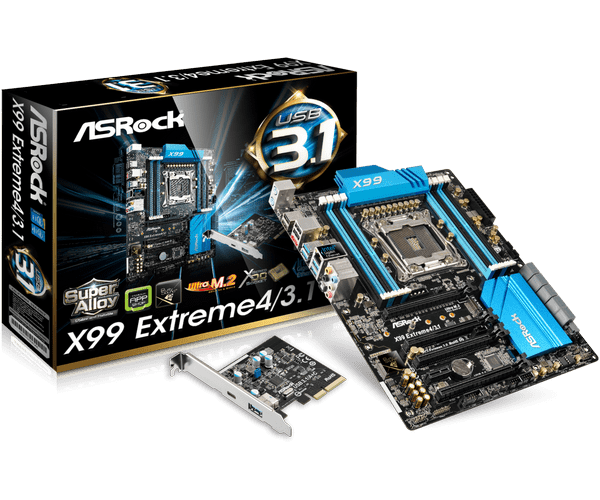 ASRock製 ATXマザーボード　X99 Extreme4　LGA2011-3